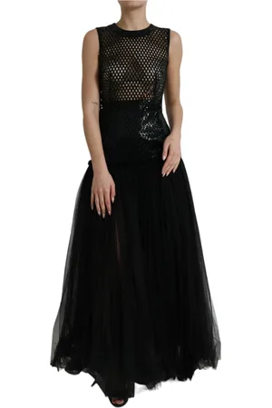 Dolce & Gabbana Damen, Kleider, Schwarzk, 3XSGröße: