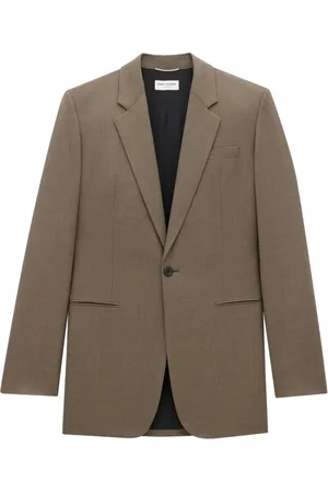 Saint Laurent Herren, Jacken, Grau, MGröße:
