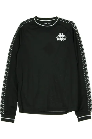 Kappa Herren, Sweatshirts & Hoodies, Schwarzk, SGröße: