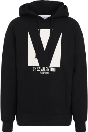 VALENTINO Herren, Sweatshirts & Hoodies, Schwarzk, XLGröße:
