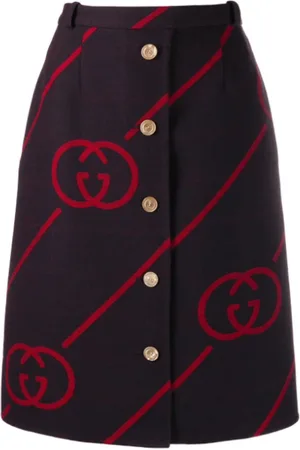 Gucci Damen, Röcke, Rot, 2XSGröße: