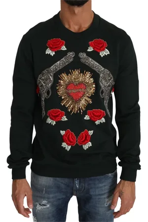 Dolce & Gabbana Herren, Sweatshirts & Hoodies, Grün, LGröße: