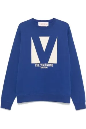 VALENTINO Herren, Sweatshirts & Hoodies, Blau, MGröße: