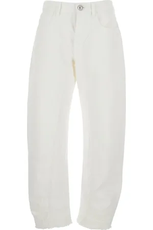 Jil Sander Damen, Jeans, Weiß, MGröße: