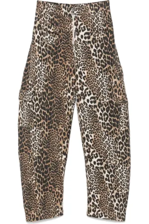 Ganni Damen, Hosen, Braun, SGröße: