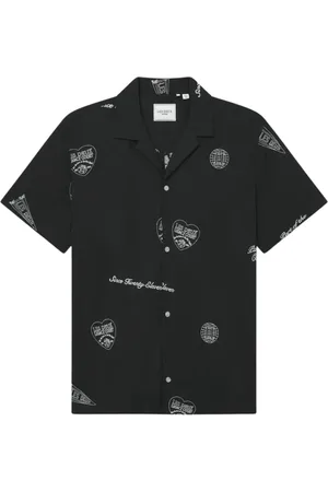 Les Deux Herren, Shirts, Schwarzk, MGröße: