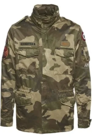 Aeronautica Militare Herren, Jacken, Grün, 2XLGröße: