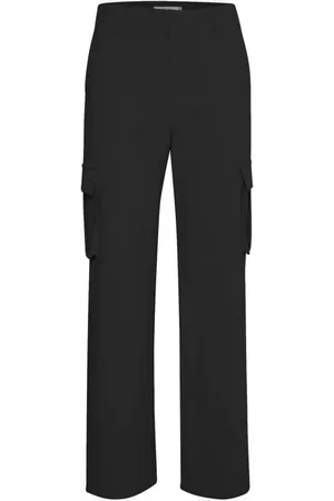 Gestuz Damen, Hosen, Schwarzk, LGröße: