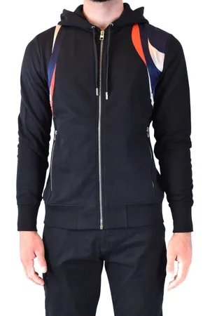 Alexander McQueen Herren, Sweatshirts & Hoodies, Schwarzk, SGröße: