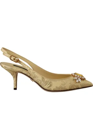 Dolce & Gabbana Damen, Schuhe, Gelb, 35 EUGröße: