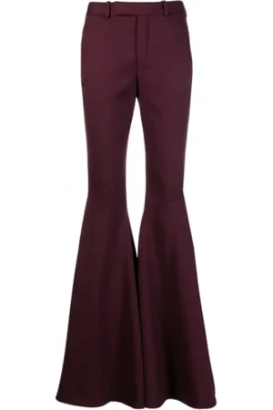 Saint Laurent Damen, Hosen, Rot, MGröße: