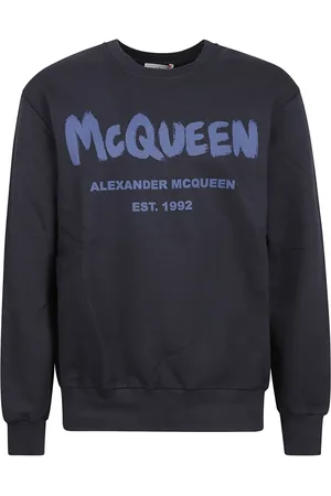 Alexander McQueen Herren, Sweatshirts & Hoodies, Blau, SGröße: