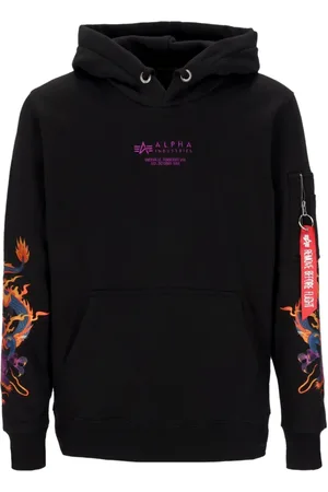 Alpha Industries Herren, Sweatshirts & Hoodies, Schwarzk, MGröße: