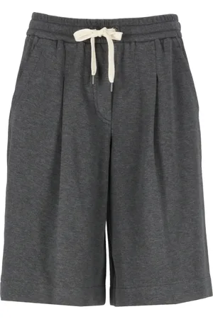 Brunello Cucinelli Damen, Shorts, Grau, MGröße: