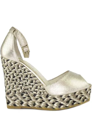 Espadrilles Damen, Schuhe, Gelb, 36 EUGröße: