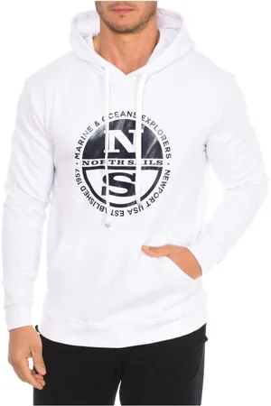 North Sails Herren, Sweatshirts & Hoodies, Weiß, 2XLGröße: