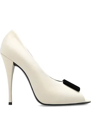 Saint Laurent Damen, Schuhe, Weiß, 40 EUGröße: