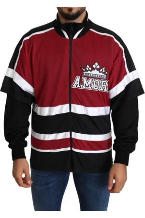 Dolce & Gabbana Herren, Sweatshirts & Hoodies, Rot, MGröße: