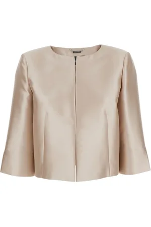 Alberta Ferretti Damen, Jacken, Weiß, LGröße: