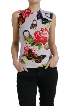 Dolce & Gabbana Damen, Oberteile, Mehrfarbig, 2XSGröße: