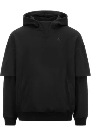 Kappa Herren, Sweatshirts & Hoodies, Schwarzk, SGröße: