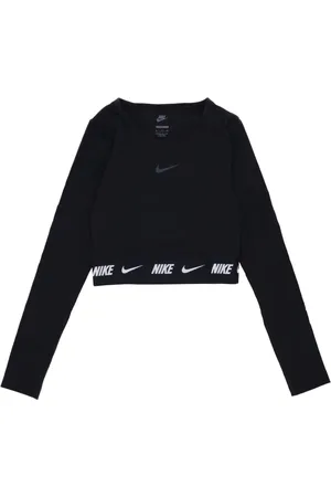 Nike Damen, Oberteile, Schwarzk, LGröße: