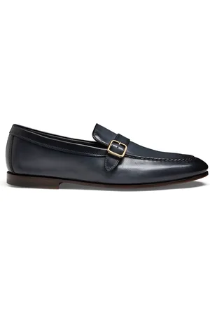 santoni Herren, Schuhe, Blau, 42 1/2 EUGröße: