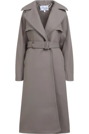 Alaïa Damen, Mäntel, Grau, SGröße: