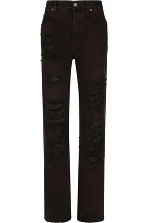 Dolce & Gabbana Damen, Jeans, Schwarzk, SGröße: