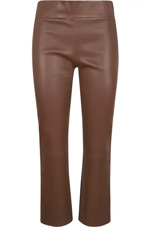 arma leder Damen, Hosen, Braun, MGröße: