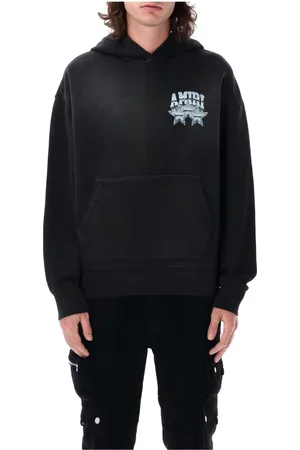 AMIRI Herren, Sweatshirts & Hoodies, Schwarzk, MGröße: