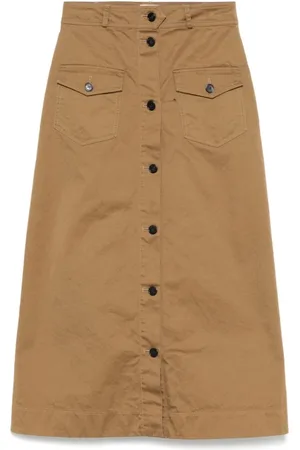 Saint Laurent Damen, Röcke, Braun, XSGröße: