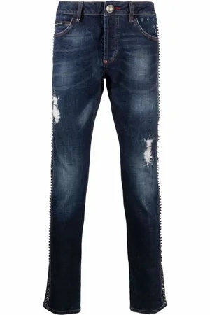 Philipp Plein Herren, Jeans, Blau, W34Größe: