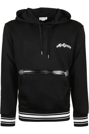 Alexander McQueen Herren, Sweatshirts & Hoodies, Schwarzk, SGröße:
