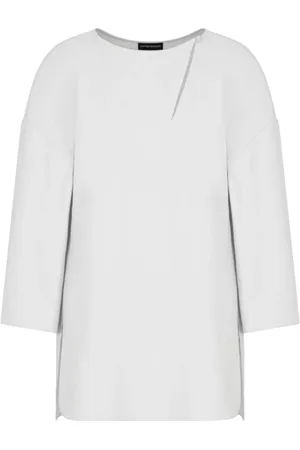 Emporio Armani Damen, Oberteile, Weiß, SGröße: