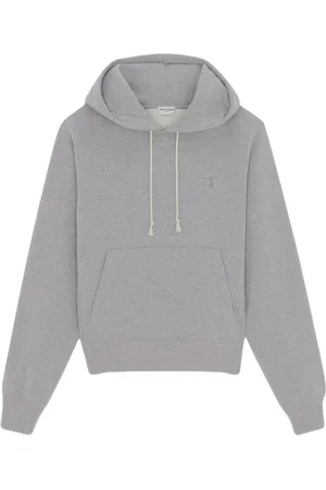 Saint Laurent Herren, Sweatshirts & Hoodies, Grau, LGröße: