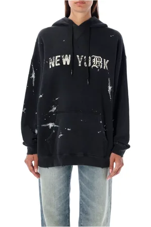 R13 Damen, Sweatshirts & Hoodies, Schwarzk, MGröße: