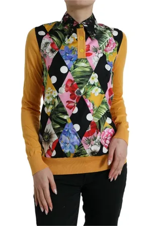 Dolce & Gabbana Damen, Oberteile, Mehrfarbig, 3XSGröße: