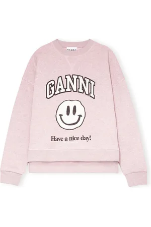 Ganni Damen, Sweatshirts & Hoodies, Lila, 2XS/XSGröße:
