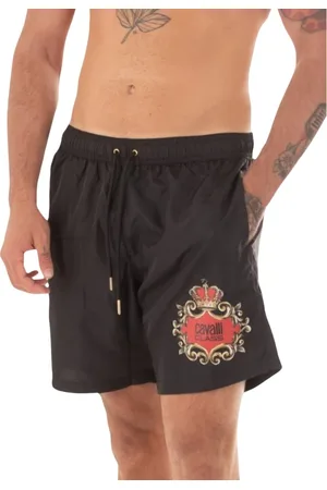 Roberto Cavalli Herren, Bademode, Schwarzk, 2XLGröße: