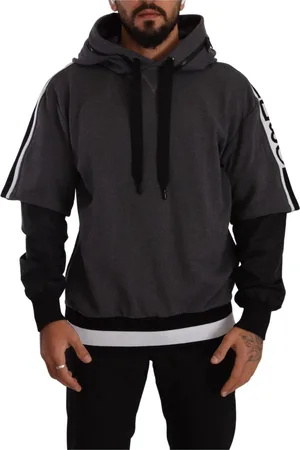 Dolce & Gabbana Herren, Sweatshirts & Hoodies, Schwarzk, SGröße: