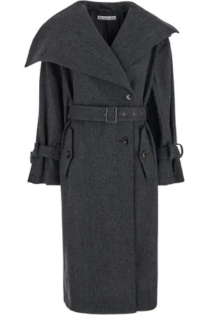 Acne Studios Damen, Mäntel, Schwarzk, SGröße: