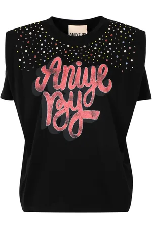 ANIYE BY Damen, Oberteile, Schwarzk, SGröße: