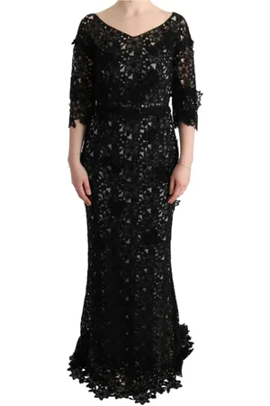 Dolce & Gabbana Damen, Kleider, Schwarzk, 2XSGröße: