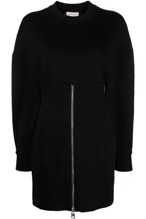 Alexander McQueen Damen, Kleider, Schwarzk, XSGröße: