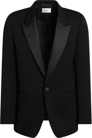 Saint Laurent Herren, Jacken, Schwarzk, MGröße: