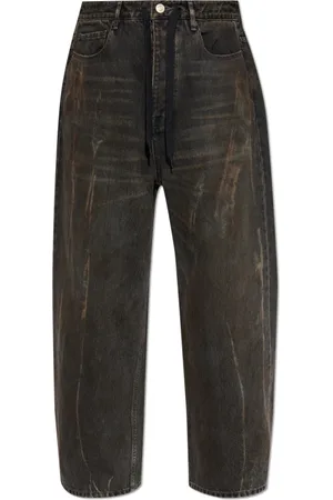 Balenciaga Damen, Jeans, Schwarzk, SGröße: