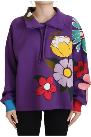 Dolce & Gabbana Damen, Sweatshirts & Hoodies, Lila, 2XSGröße: