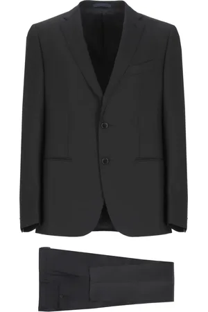 CARUSO Herren, Anzüge, Schwarzk, MGröße:
