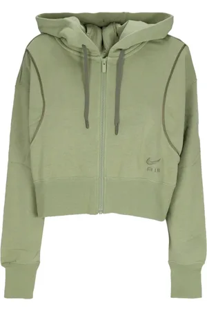 Nike Damen, Sweatshirts & Hoodies, Grün, LGröße: